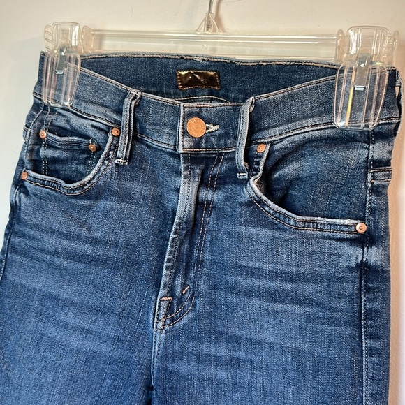 Mother The Insider Crop Step Fray walking on coals Womens Size 25 Stretch - Picture 3 of 8